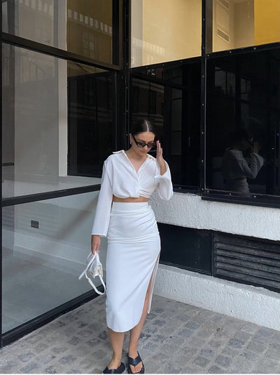 Vivienne | Elegantes Damenanzug-Set mit Tops und Röcken – Hochwertige Mode